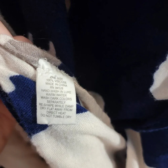 Women's White Navy Blue Casual Print Short Sleeve swim Cardigan kaftan c… - Picture 3 of 4